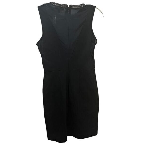 New‎ TOPSHOP Embellished High Neck Dress Tunic Black 2 - Picture 3 of 6